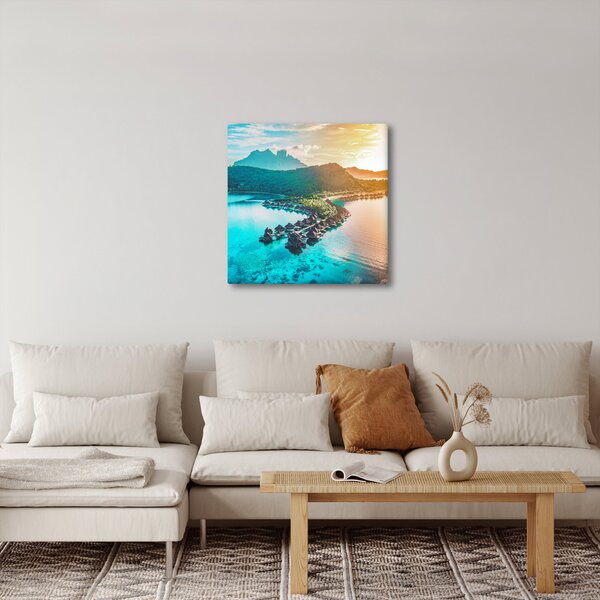Obraz - Bora Bora (30x30 cm)