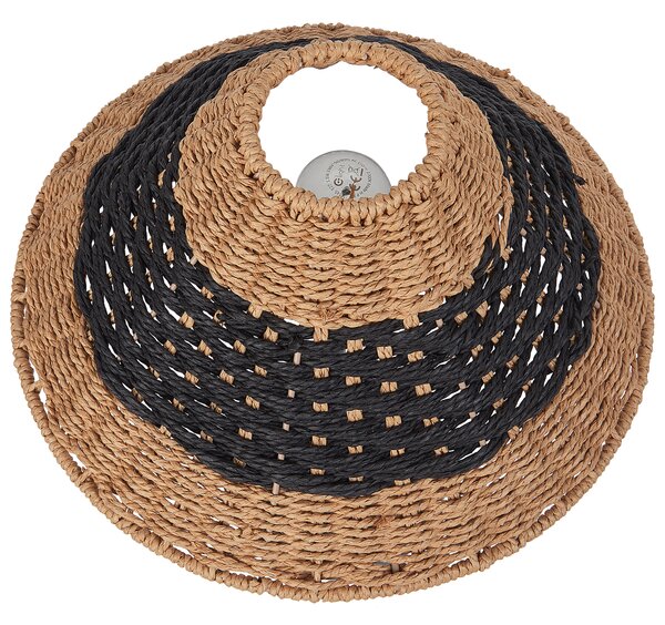 Stolní lampa MOMBA Papírové lano Černá