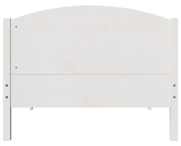 Postel bez matrace bílá 75 x 190 cm masivní borovice 3306991