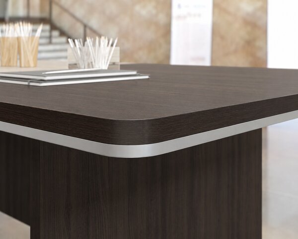 Ergonomický stůl TopOffice 200 x 100 cm, levý, wenge
