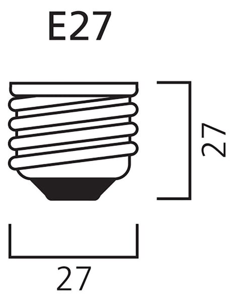 LED žárovka Sylvania RETRO E27 2700K 7W stmívatelné