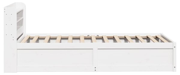 Rám postele s čelem bílý 75 x 190 cm masivní borovice 3307108