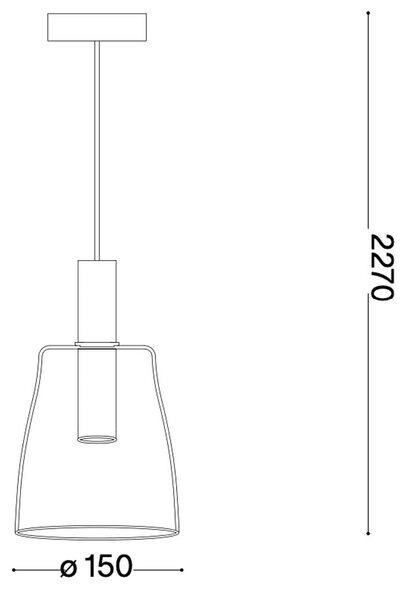 Ideal lux Coco LED závěsné svítidlo Coco 1