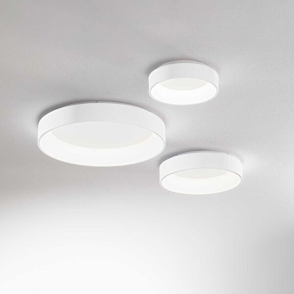 Ideal lux Ziggy LED kruhové stropní svítidlo černé Ø450mm