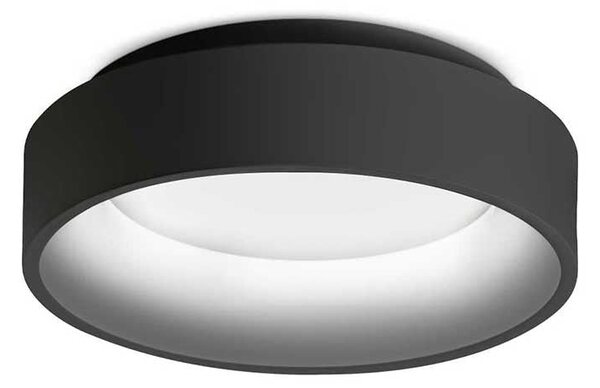 Ideal lux Ziggy LED kruhové stropní svítidlo černé Ø450mm