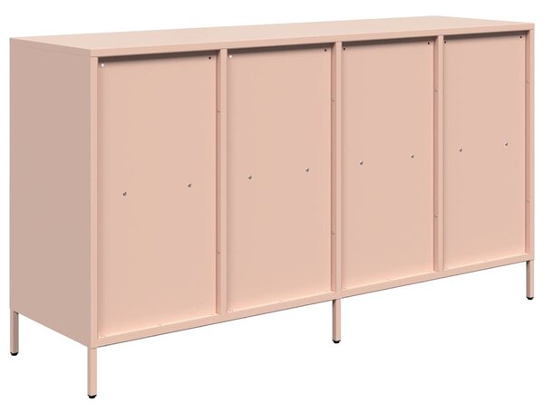 Příborník růžový 135 x 39 x 73,5 cm ocel válcovaná za studena 3307162