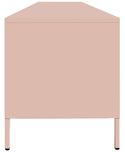 TV skříňka růžová 202 x 39 x 43,5 cm ocel válcovaná za studena 3307150