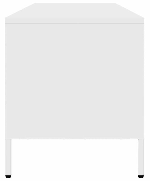 TV skříňka bílá 202 x 39 x 43,5 cm ocel válcovaná za studena 3307154