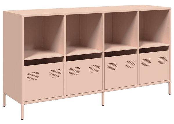 Příborník růžový 135 x 39 x 73,5 cm ocel válcovaná za studena 3307162
