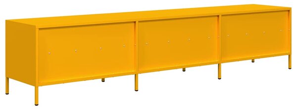 TV skříňka žlutá 202 x 39 x 43,5 cm ocel válcovaná za studena 3307158
