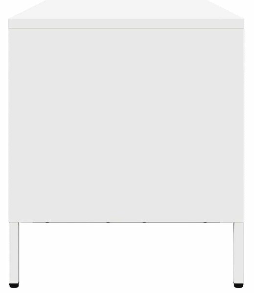 TV skříňka bílá 202 x 39 x 43,5 cm ocel válcovaná za studena 3307160