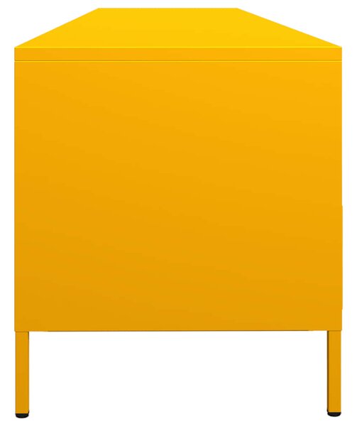 TV skříňka žlutá 202 x 39 x 43,5 cm ocel válcovaná za studena 3307158