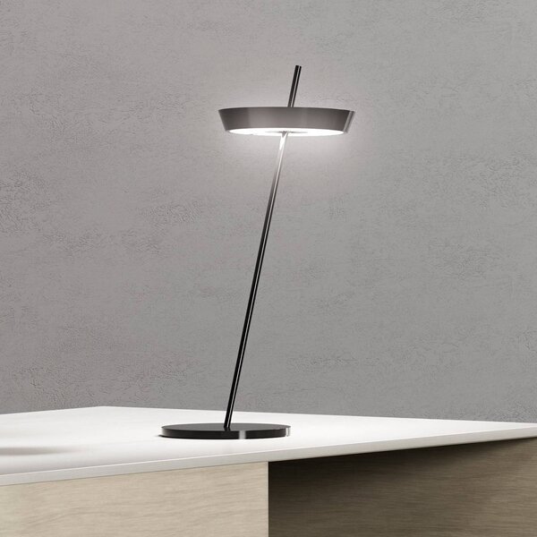 Sigor LED stolní lampa Mahina, černá, výška 36 cm, kov,, stmívatelný, Černá, Obývací pokoj / jídelna, Hliník, Moderní