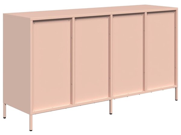 Příborník růžový 135 x 39 x 73,5 cm ocel válcovaná za studena 3307168