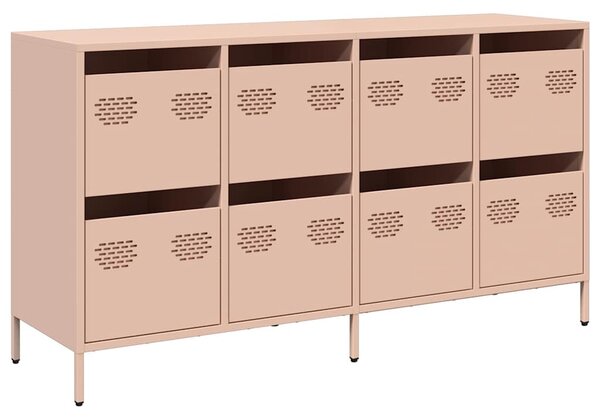 Příborník růžový 135 x 39 x 73,5 cm ocel válcovaná za studena 3307168