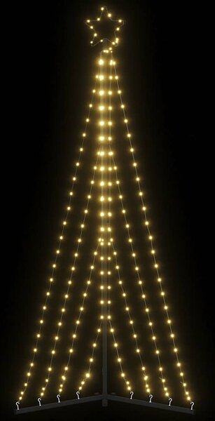 LED vánoční stromek 339 teple bílých LED 182 cm 3307645