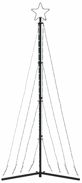 LED vánoční stromek 339 teple bílých LED 182 cm 3307645