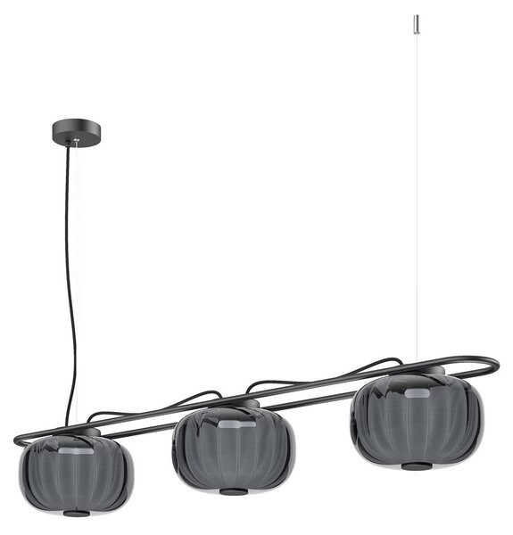 Exo KRISTA LED závěsné svítidlo šedé 1 Bulb