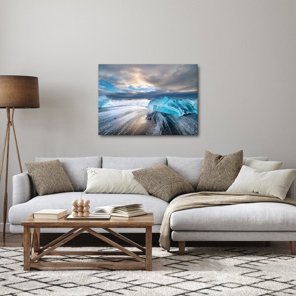 Obraz - Diamantová pláž (70x50 cm)