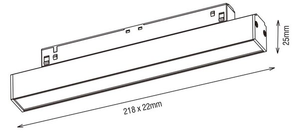 KARIZMA luce Linea LED svítilo pro 48V lištu OPAL bílé 3000KS