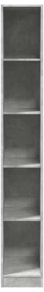 Šatní skříň betonově šedá 30 x 50 x 200 cm kompozitní dřevo 3307705