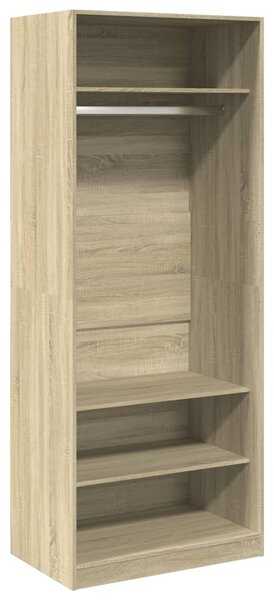 Šatní skříň dub sonoma 80 x 50 x 200 cm kompozitní dřevo 3307695