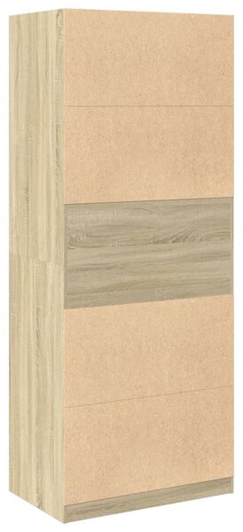 Šatní skříň dub sonoma 80 x 50 x 200 cm kompozitní dřevo 3307695
