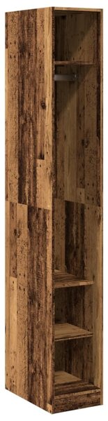 Šatní skříň old wood 30 x 50 x 200 cm kompozitní dřevo 3307691