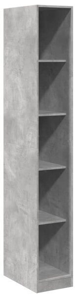 Šatní skříň betonově šedá 30 x 50 x 200 cm kompozitní dřevo 3307705