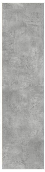 Šatní skříň betonově šedá 30 x 50 x 200 cm kompozitní dřevo 3307687