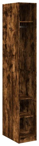 Šatní skříň kouřový dub 30 x 50 x 200 cm kompozitní dřevo 3307688