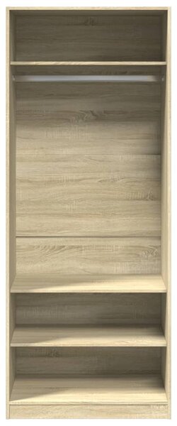 Šatní skříň dub sonoma 80 x 50 x 200 cm kompozitní dřevo 3307695