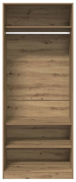 Šatní skříň dub artisan 80 x 50 x 200 cm kompozitní dřevo 3307701