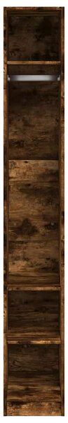 Šatní skříň kouřový dub 30 x 50 x 200 cm kompozitní dřevo 3307688