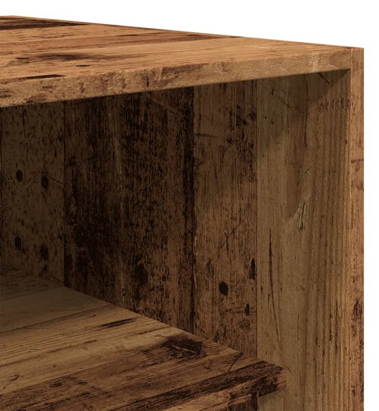 Šatní skříň old wood 80 x 50 x 200 cm kompozitní dřevo 3307700