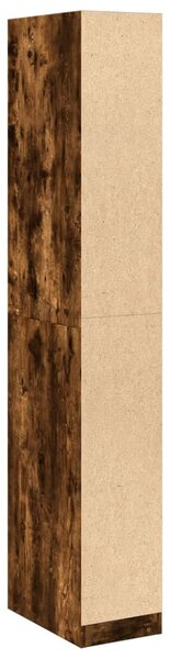 Šatní skříň kouřový dub 30 x 50 x 200 cm kompozitní dřevo 3307706