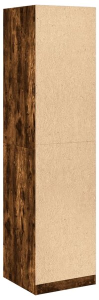 Šatní skříň kouřový dub 50 x 50 x 200 cm kompozitní dřevo 3307715