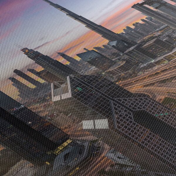 Obraz - Panorama Dubaje (170x50 cm)