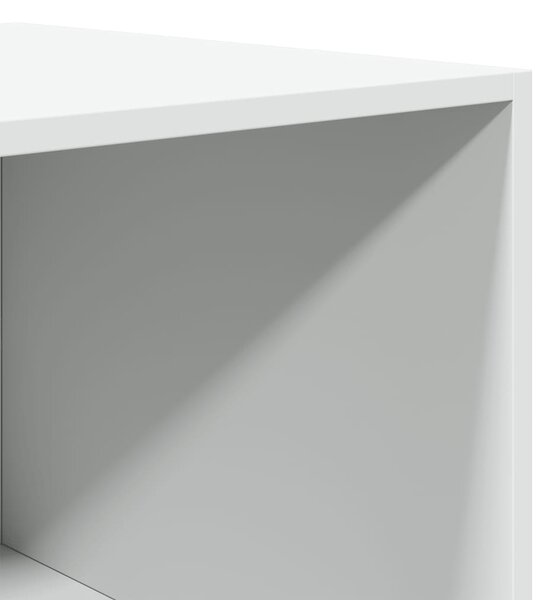 Šatní skříň bílá 80 x 50 x 200 cm kompozitní dřevo 3307720