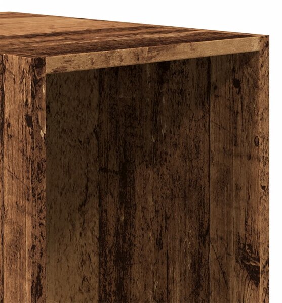 Šatní skříň old wood 30 x 50 x 200 cm kompozitní dřevo 3307709