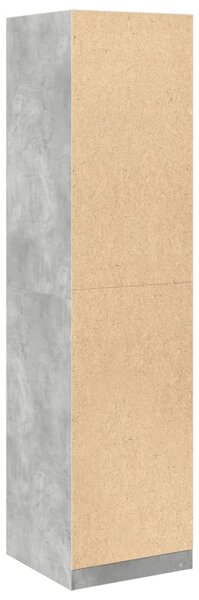 Šatní skříň betonově šedá 50 x 50 x 200 cm dřevotříska 3307714
