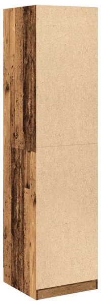 Šatní skříň old wood 50 x 50 x 200 cm kompozitní dřevo 3307718