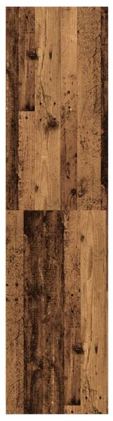 Šatní skříň old wood 50 x 50 x 200 cm kompozitní dřevo 3307718