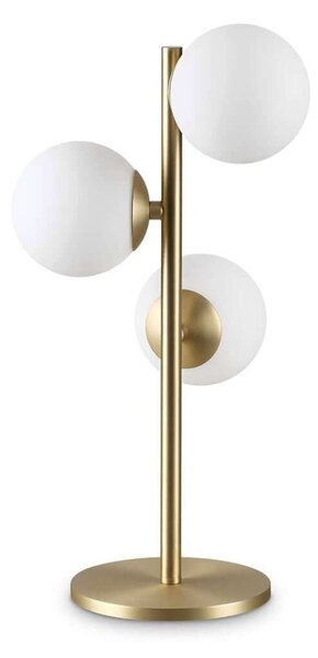 Ideal lux Perlage G9 stolní svítidlo Jantarová1 koule