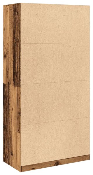 Šatní skříň old wood 100 x 50 x 200 cm kompozitní dřevo 3307736
