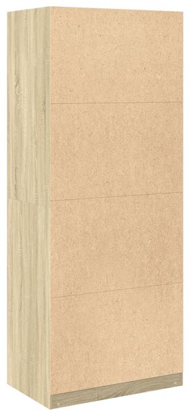 Šatní skříň dub sonoma 80 x 50 x 200 cm kompozitní dřevo 3307722