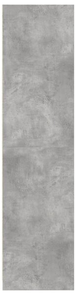 Šatní skříň betonově šedá 100 x 50 x 200 cm dřevotříska 3307732