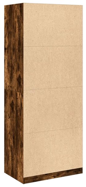 Šatní skříň kouřový dub 80 x 50 x 200 cm kompozitní dřevo 3307724