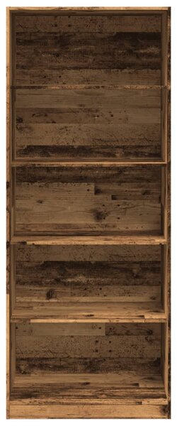 Šatní skříň old wood 80 x 50 x 200 cm kompozitní dřevo 3307727
