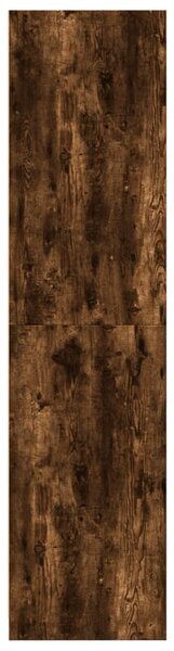 Šatní skříň kouřový dub 100 x 50 x 200 cm kompozitní dřevo 3307733